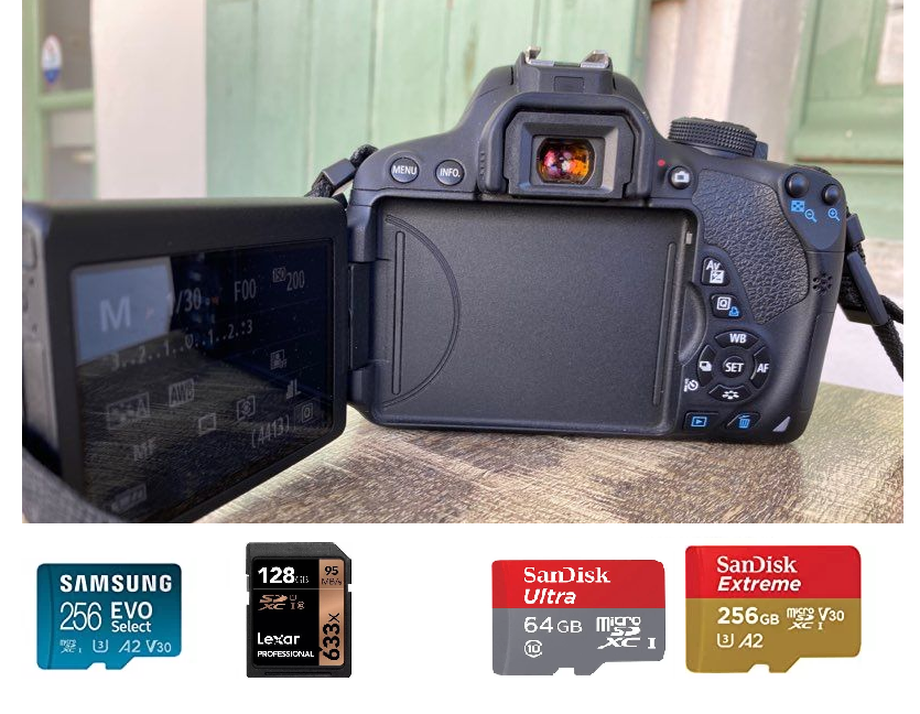 capacité carte SD pour Nikon D60