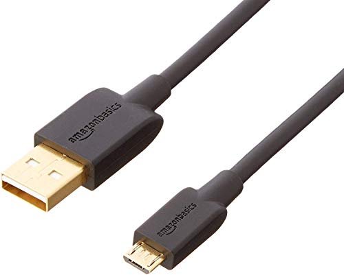 Amazon Basics Câble USB 2.0 A mâle vers micro B (1 lot), 90 c …