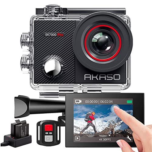 Voici la meilleure AKASO Caméra Sport 4K 30fps 20MP WiFi Caméra …