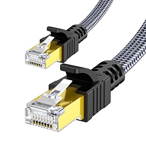 Meilleur Cat 7 Câble Ethernet 5m, Snowkids Haute Vitesse Réseau …