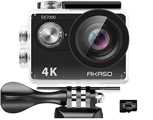 Voici la meilleure AKASO EK7000 Caméra d’action 4K avec Ca …