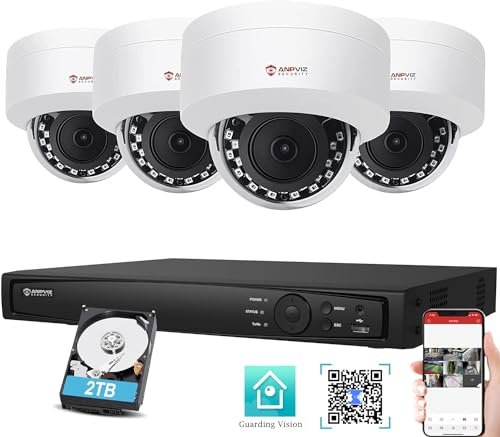 Voici la meilleure Anpviz 5MP HD PoE Kit de Vidéo Surveillance E …