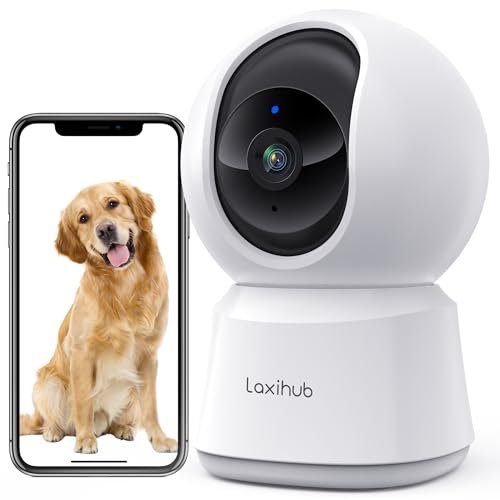 Voici la meilleure LAXIHUB Caméra Surveillance WiFi Intérieure, …