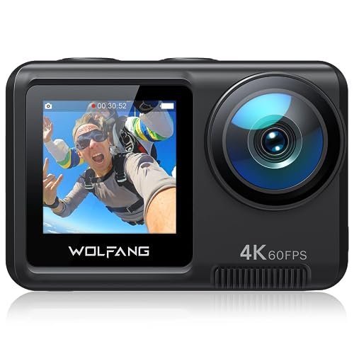 Voici la meilleure WOLFANG GA420 Caméra de Sport Double écran 4 …