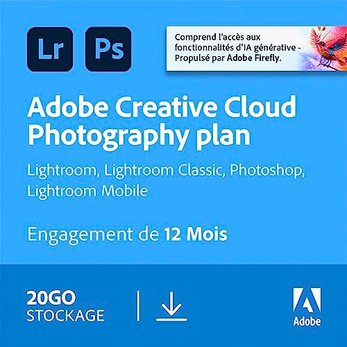 Voici la meilleure Adobe Creative Cloud Photographie 20 Go: Photo …