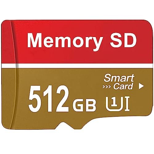 Voici la meilleure sylmim Carte SD 512 Go Capacité Carte Mémoir …